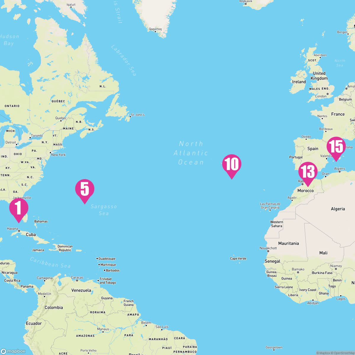 14 Night Azores & Spain Transatlantic (Tampa To Barcelona)