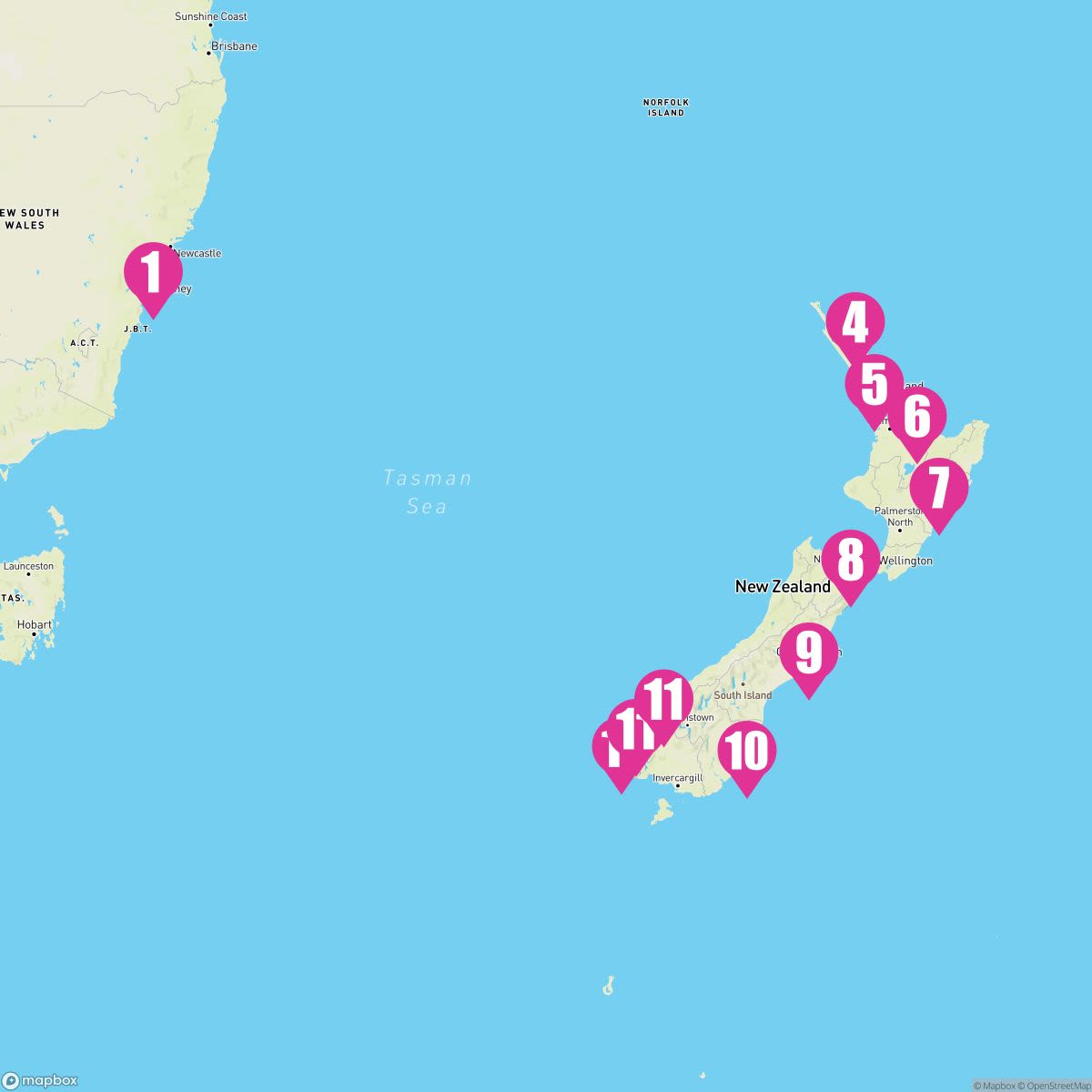 13 Night New Zealand (Sydney Roundtrip)