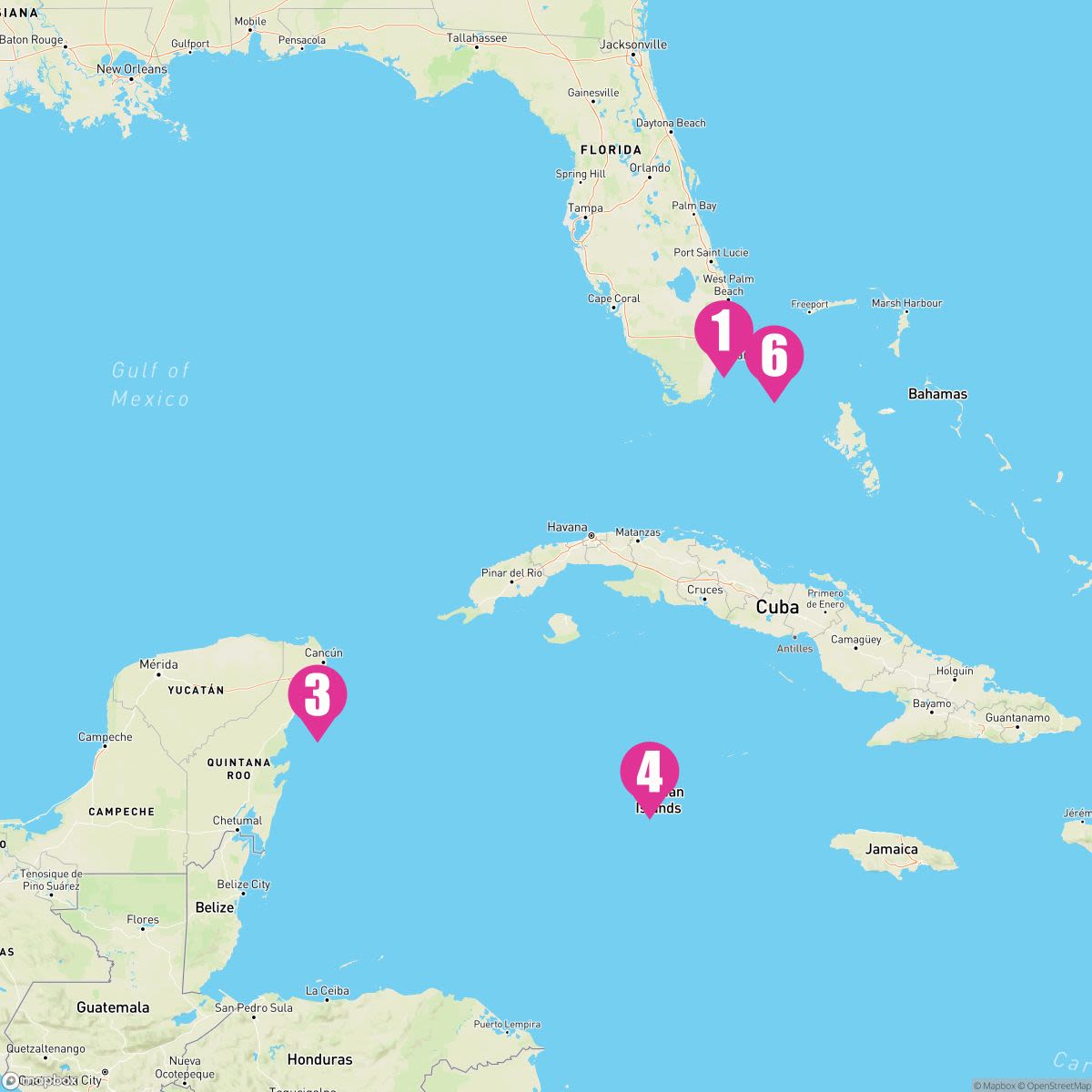 6 Night Bahamas Mexico & Grand Cayman (Ft. Lauderdale Roundtrip)