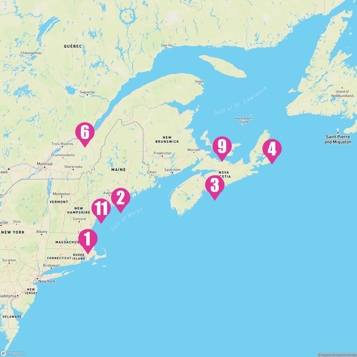 11 Night Canada Maine & Boston (Boston Roundtrip)