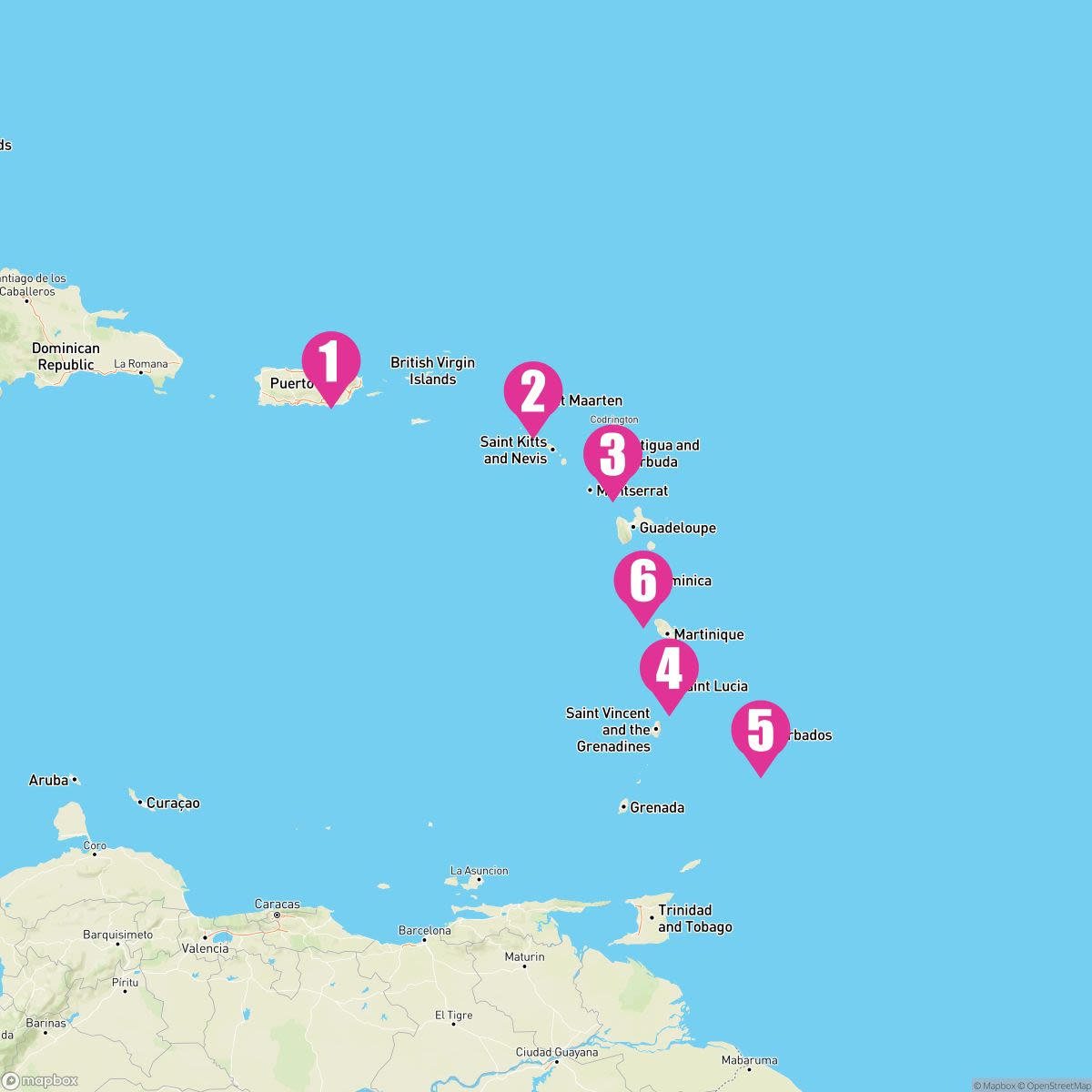 7 Night Southern Caribbean (San Juan Roundtrip)
