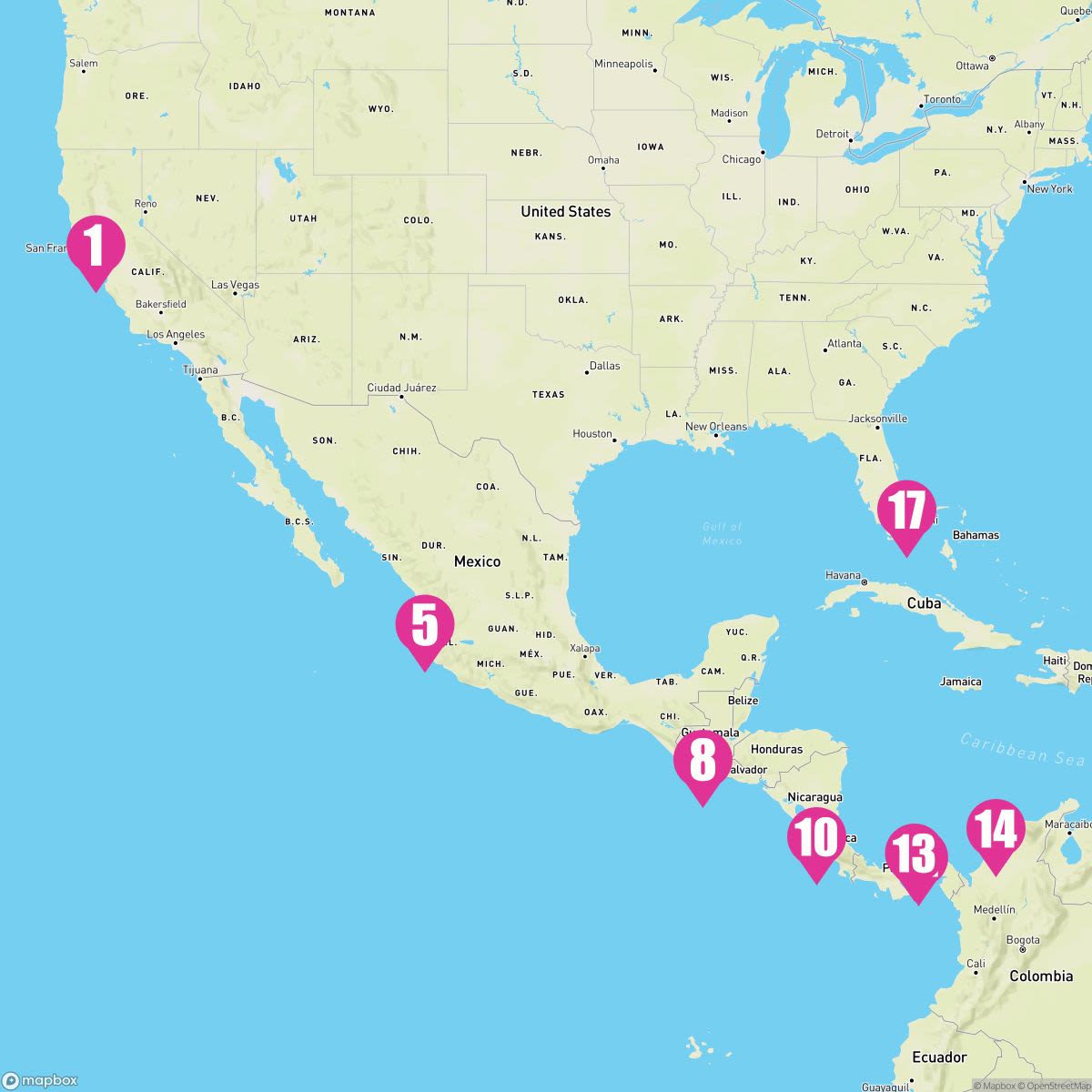 16 Night Panama Canal - Ocean To Ocean (San Francisco To Fort Lauderdale)