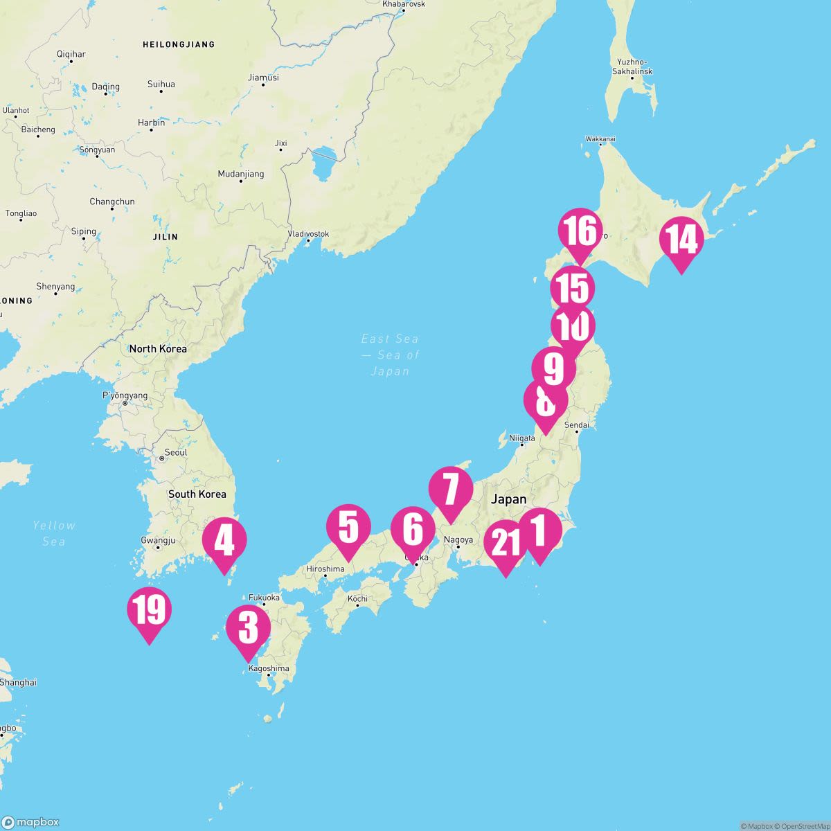21 Night Sea Of Japan & Hokkaido Spring Flowers (Yokohama Roundtrip)
