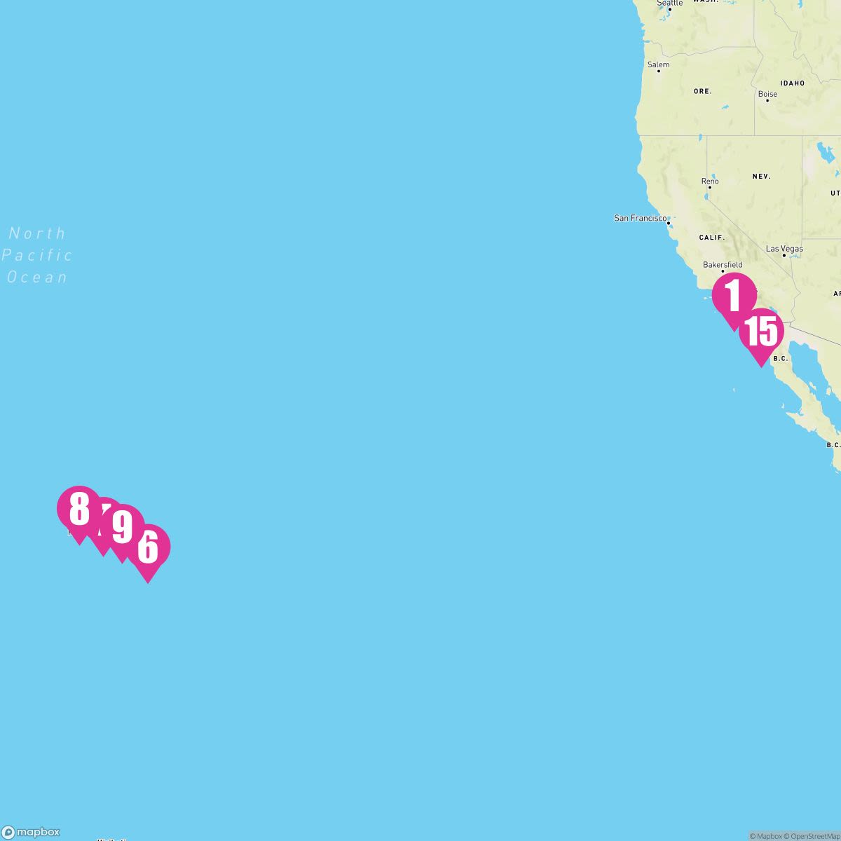 15 Night Hawaiian Islands (Los Angeles Roundtrip)