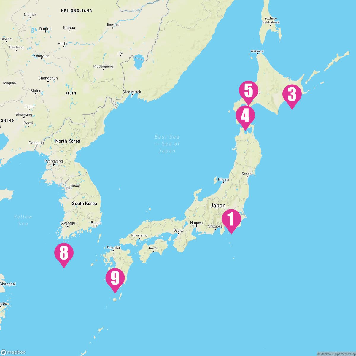 10 Night Hokkaido (Yokohama Roundtrip)