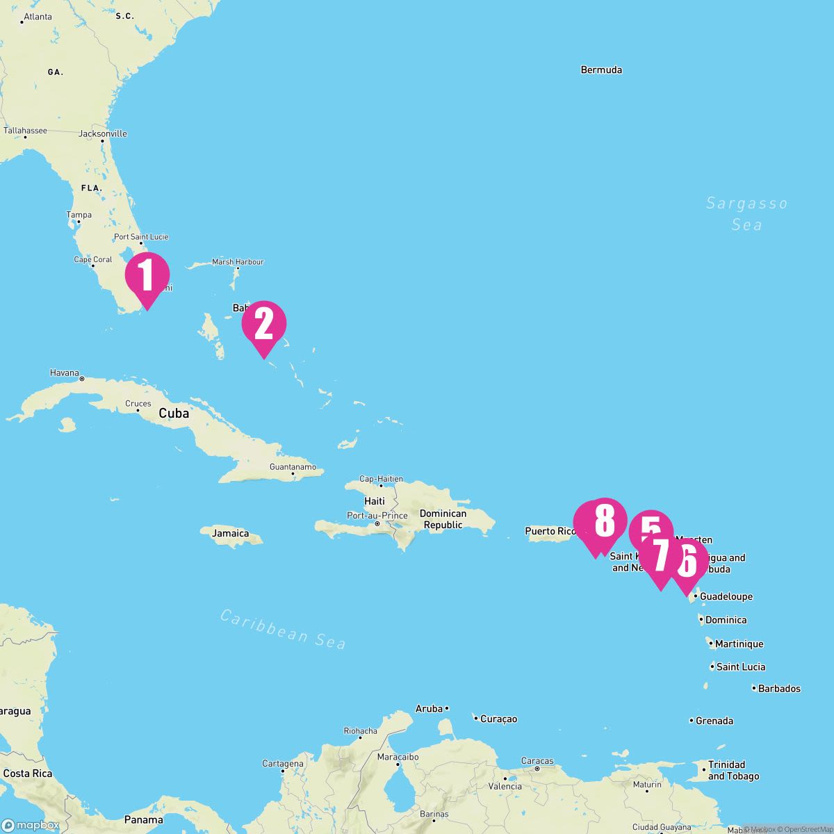 10 Night Eastern Caribbean With Tortola (Ft. Lauderdale Roundtrip)