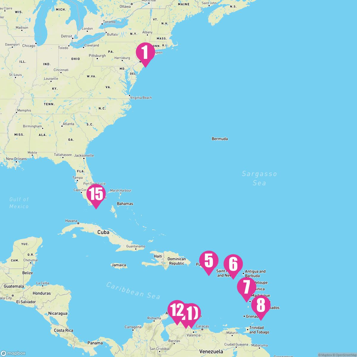 14 Night Caribbean Islander (New York To Ft. Lauderdale)
