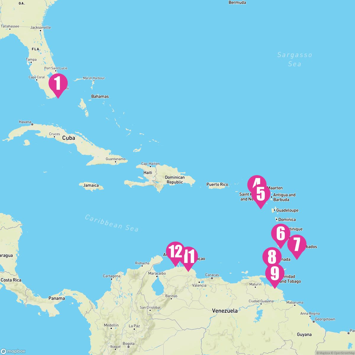 14 Night Circle Caribbean (Ft. Lauderdale Roundtrip)