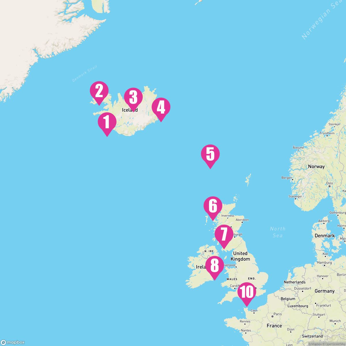 9 Night Icelandic & Scottish Stars (Reykjavik To London)