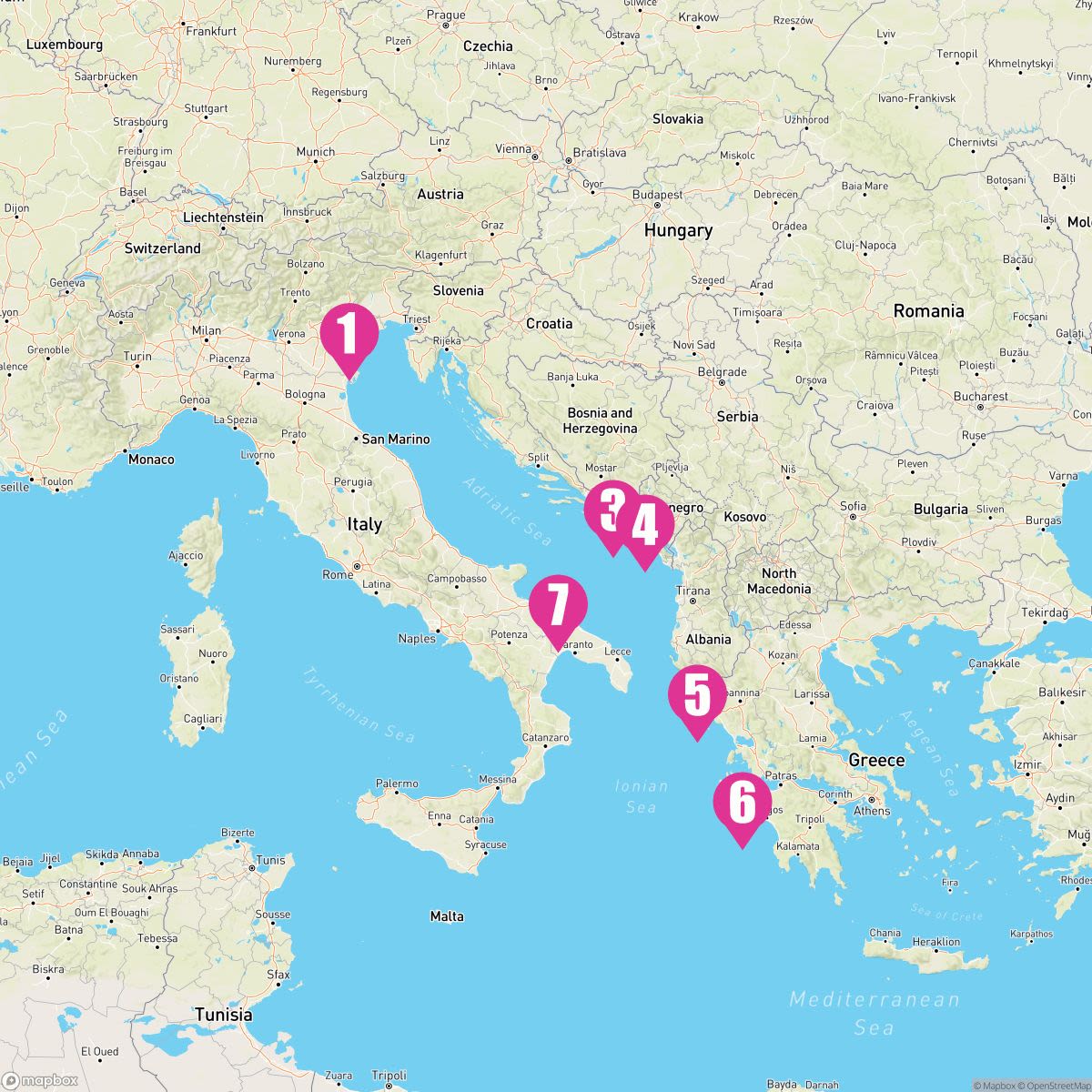 7 Night Eastern Mediterranean (Venice Roundtrip)