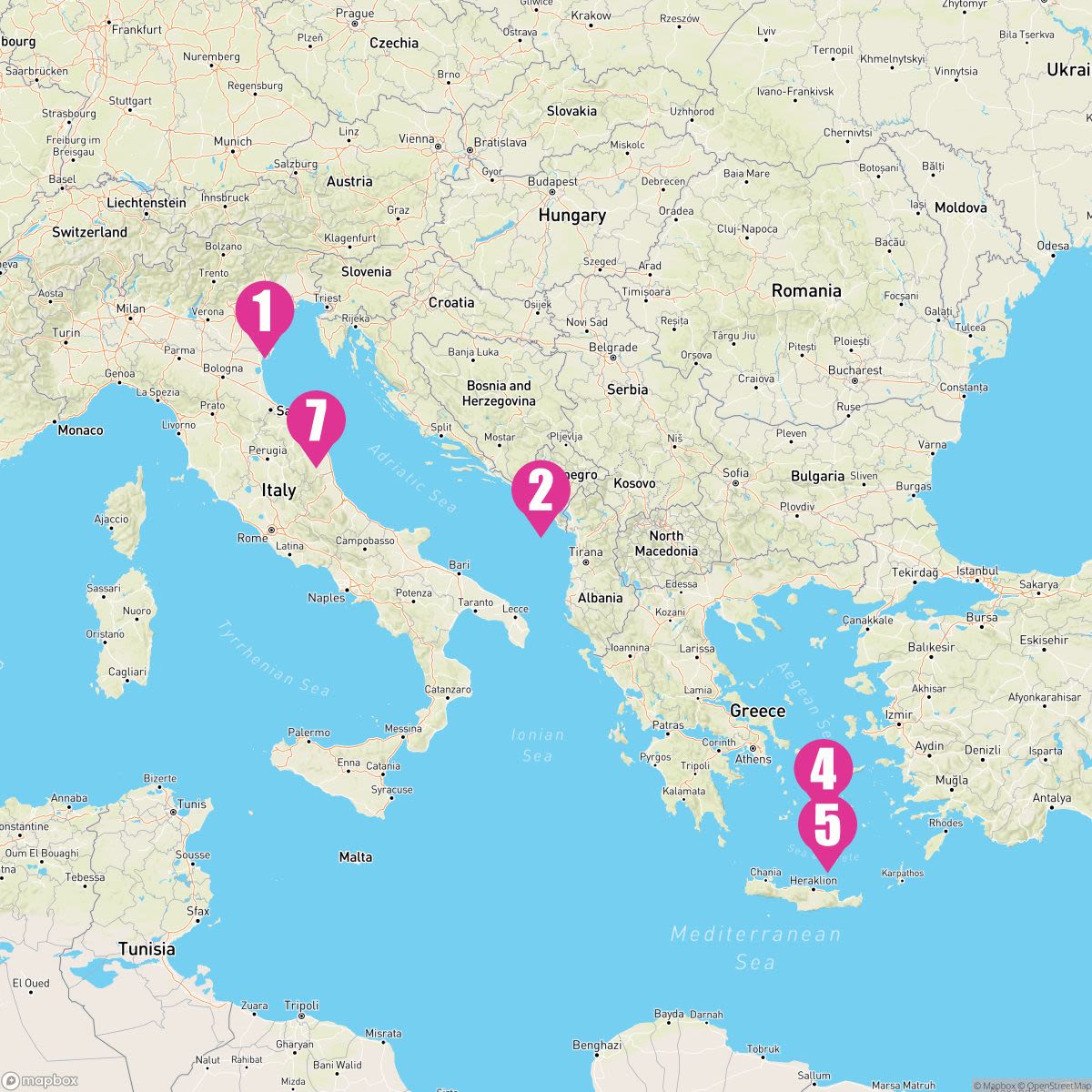 7 Night Eastern Mediterranean (Venice Roundtrip)