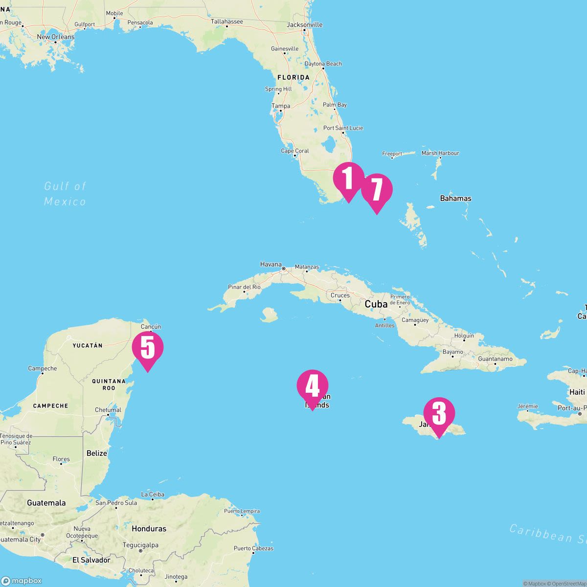 7 Night Western Caribbean & Bahamas (Miami Roundtrip)