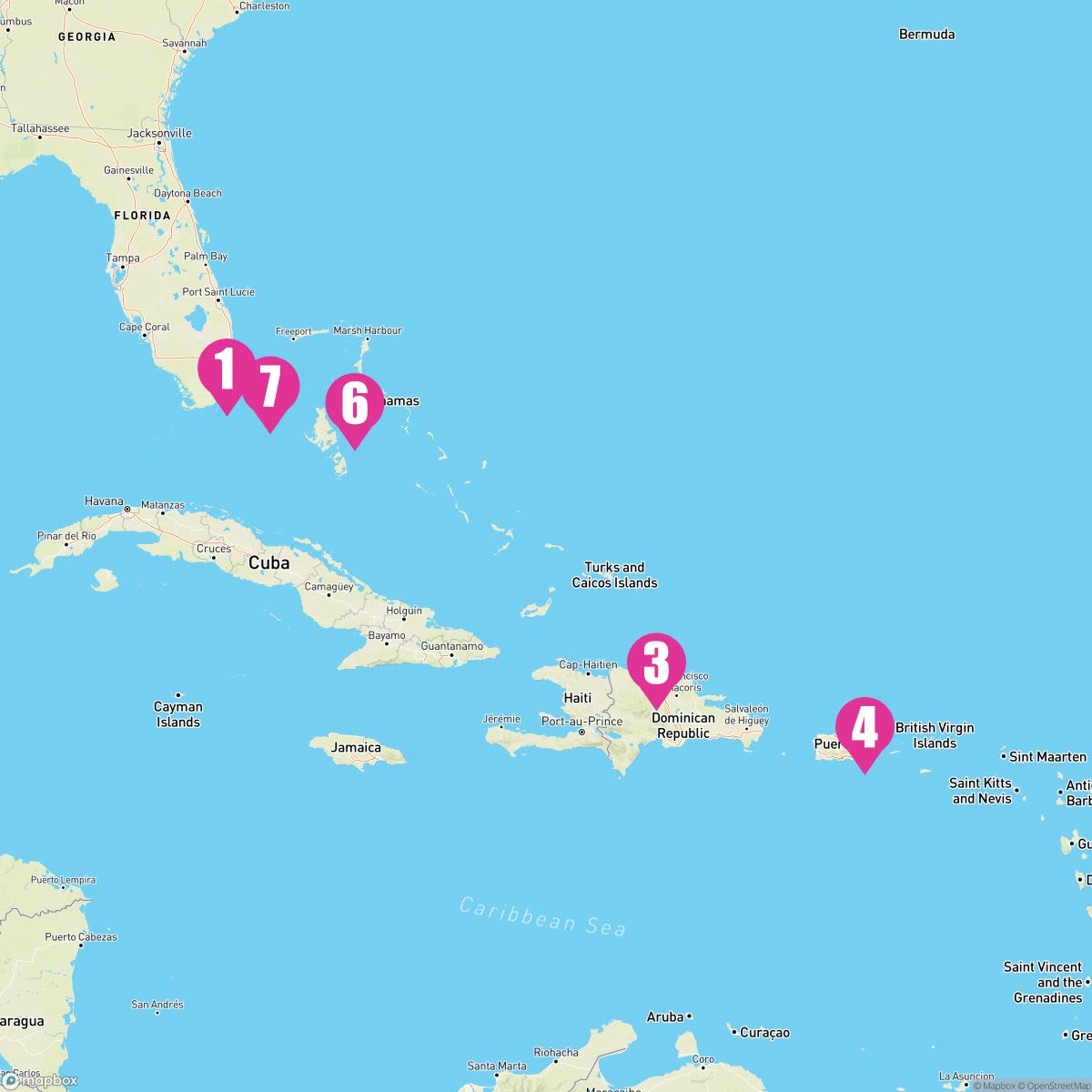 7 Night Eastern Caribbean & Bahamas (Miami Roundtrip)