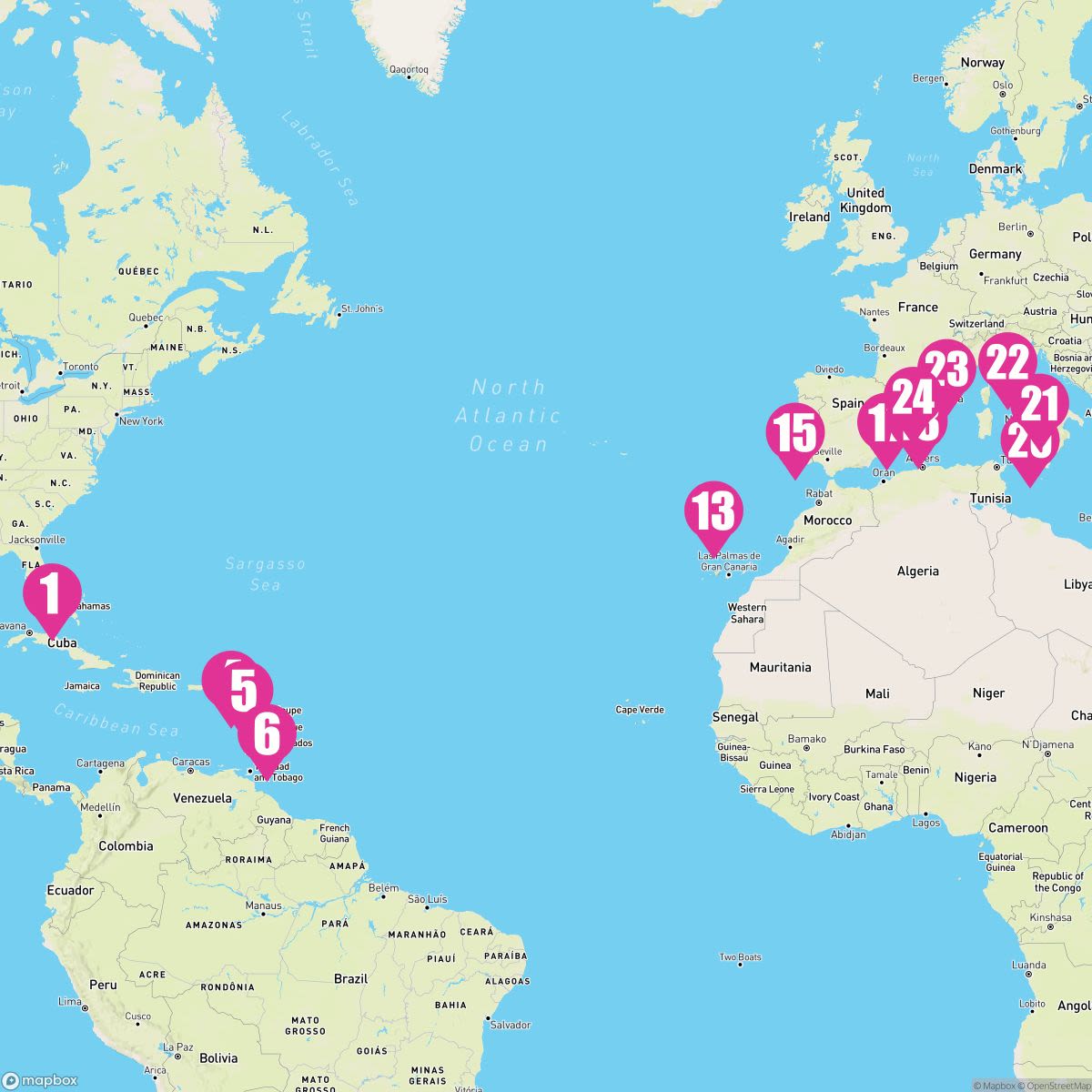 23 Night Msc Grand Voyages (Miami To Barcelona)