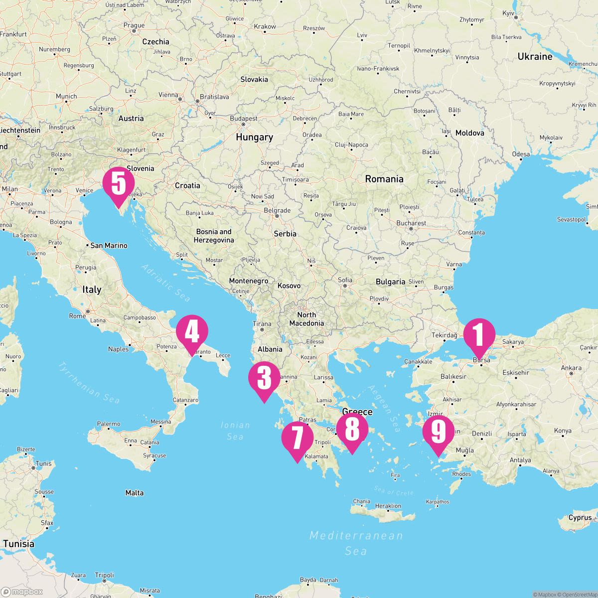 9 Night Eastern Mediterranean (Istanbul Roundtrip)