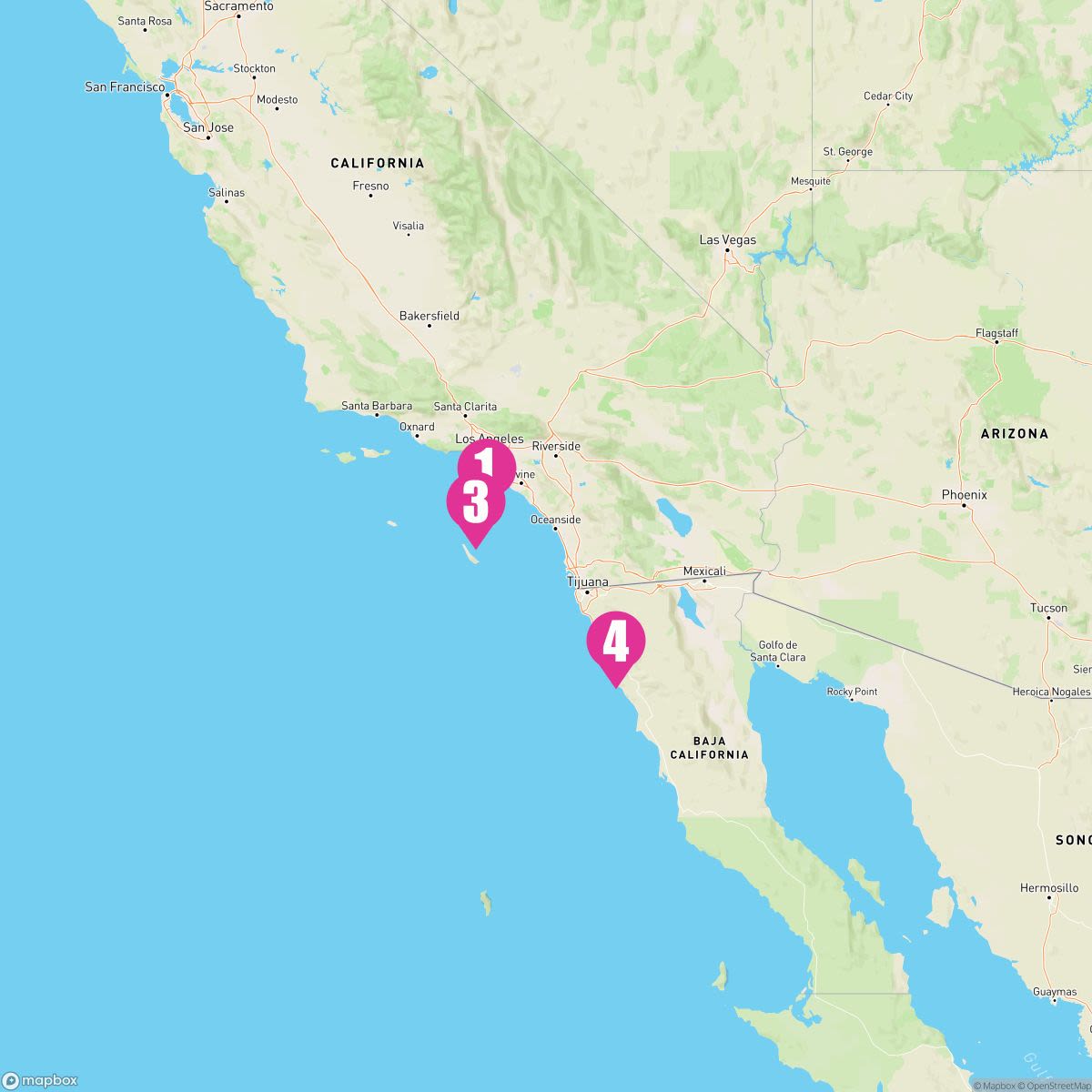 4 Night Catalina & Ensenada (Los Angeles Roundtrip)