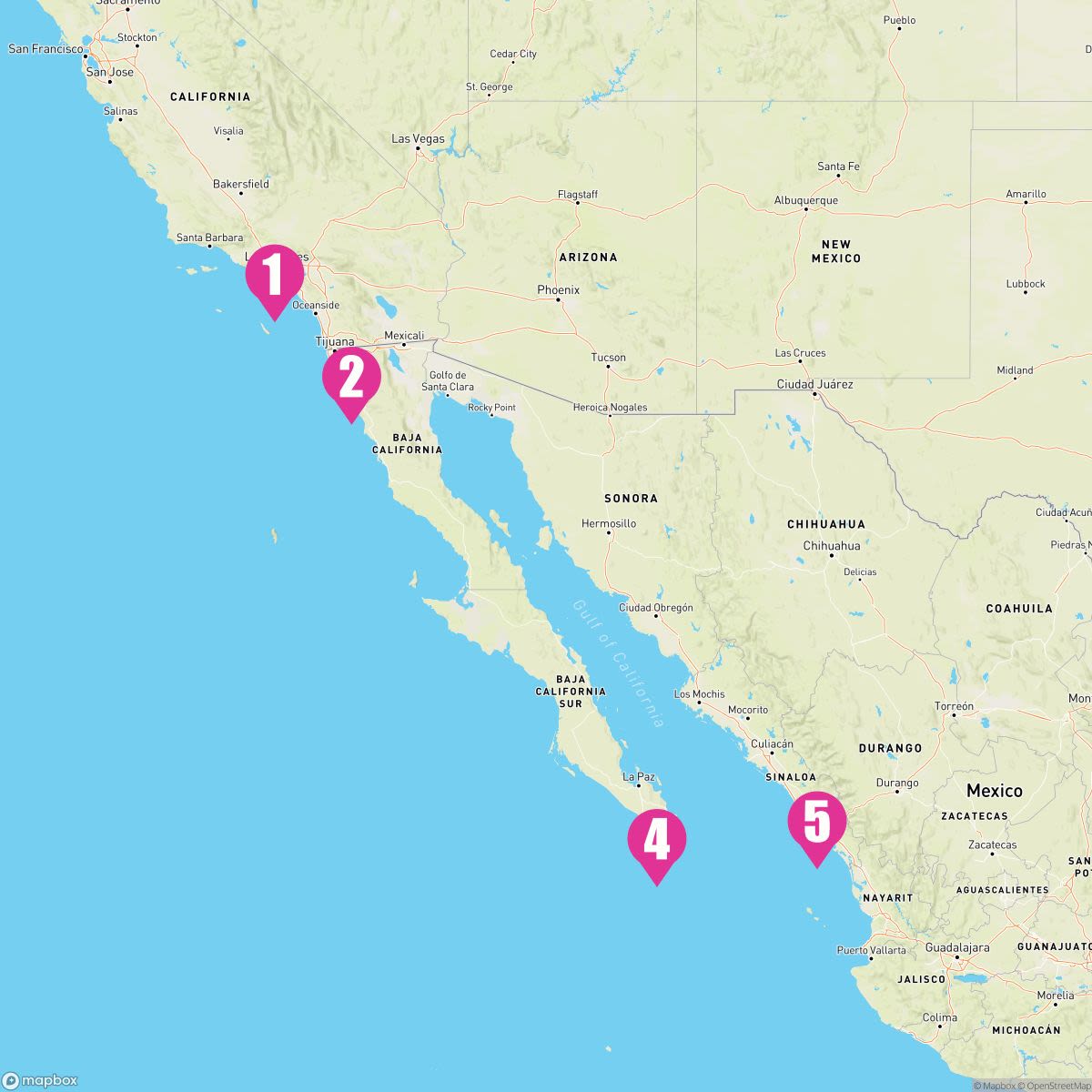 7 Night Ensenada Cabo & Mazatlan (Los Angeles Roundtrip)