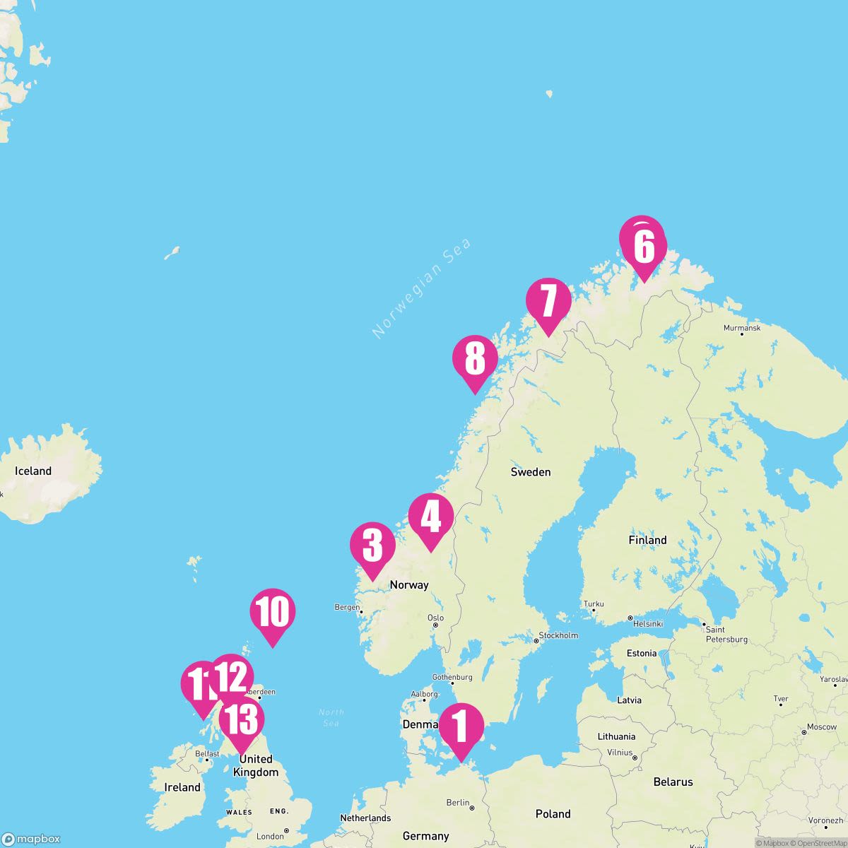 14 Night North Cape & The Midnight Sun (Amsterdam Roundtrip)