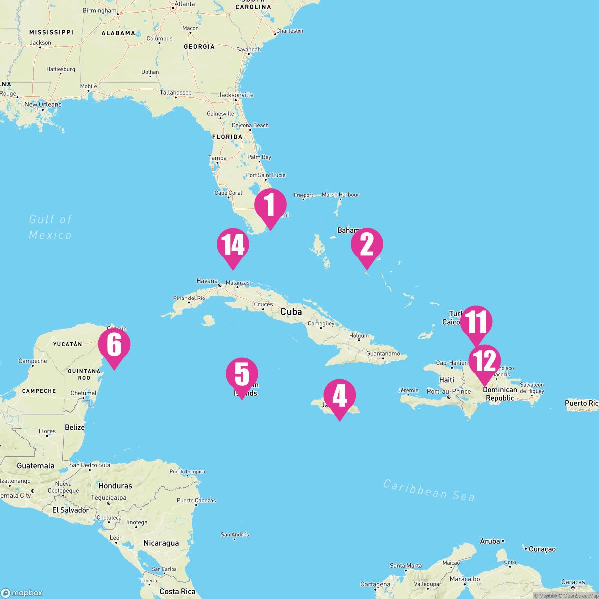 14 Night Western/Tropical Caribbean Holiday (Ft. Lauderdale Roundtrip)
