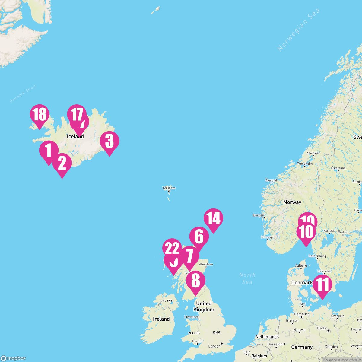 24 Night Legends & Mysteries Of Iceland With Scotland (Reykjavik To Copenhagen)