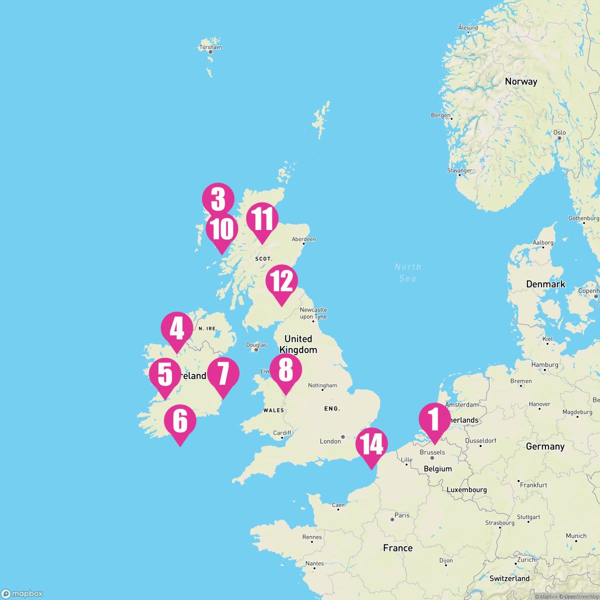 14 Night Wild British Isles: Irelands West Coast (Rotterdam Roundtrip)