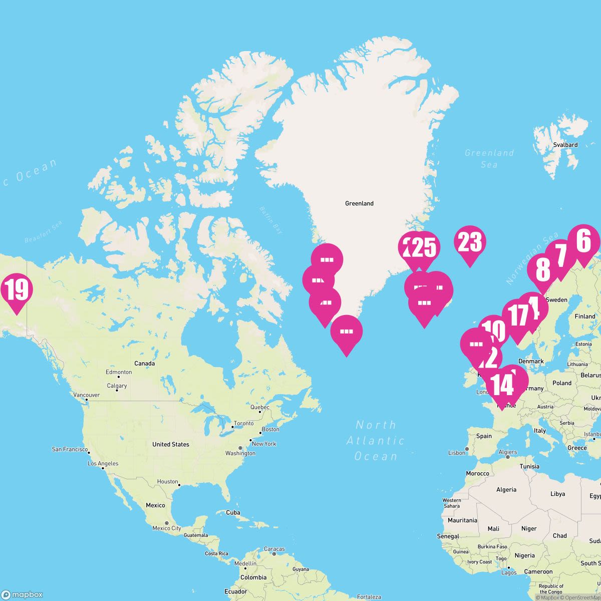 42 Night Arctic Circle Crossing: Scotland Greenland & Iceland (Rotterdam Roundtrip)