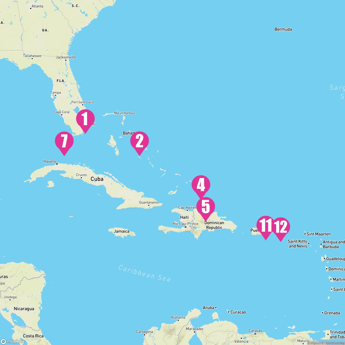 14 Night Tropical/Eastern Caribbean (Ft. Lauderdale Roundtrip)