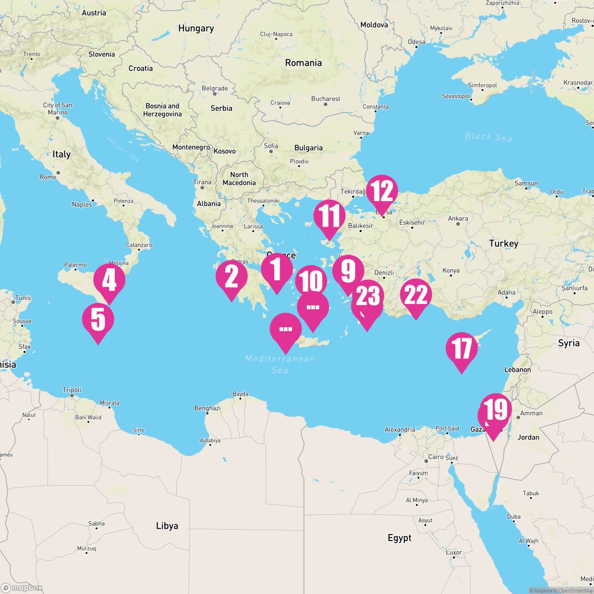 28 Night Malta Sicily & Eastern Mediterranean: Asia Minor (Athens Roundtrip)