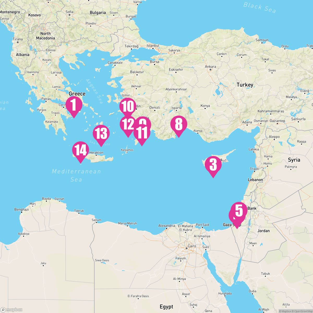 14 Night Lands Of Legends & Eternal Cities (Athens Roundtrip)