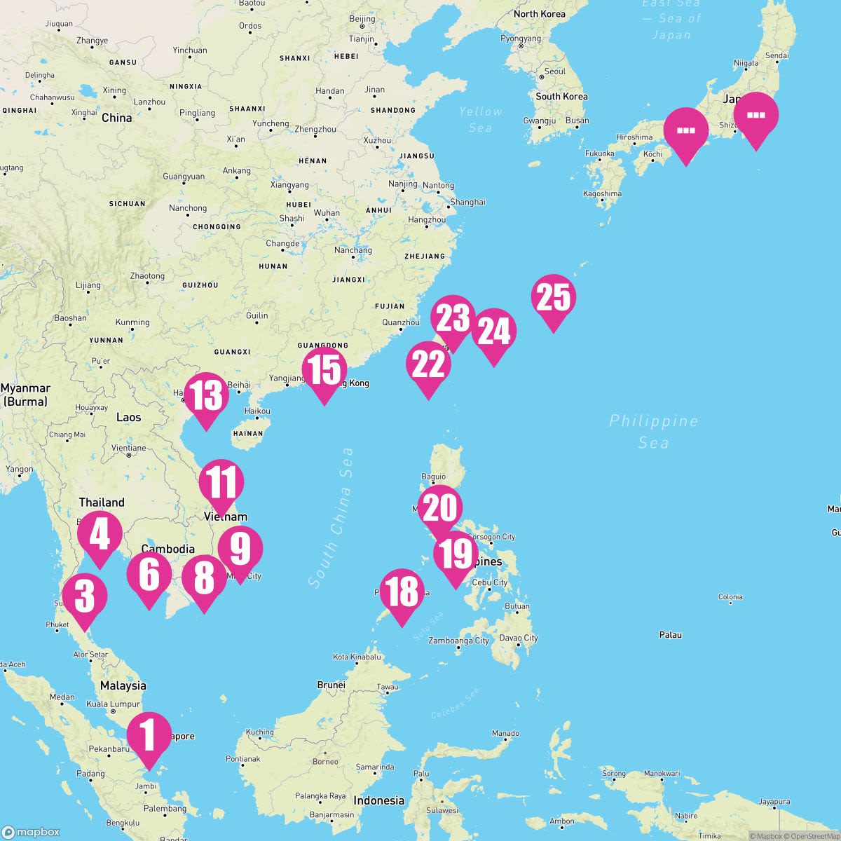 28 Night Far East & The Philippines Collector (Singapore To Yokohama)