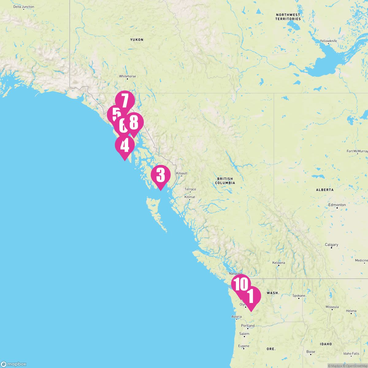 10 Night Alaska: Glacier Bay Skagway & Juneau (Seattle Roundtrip)