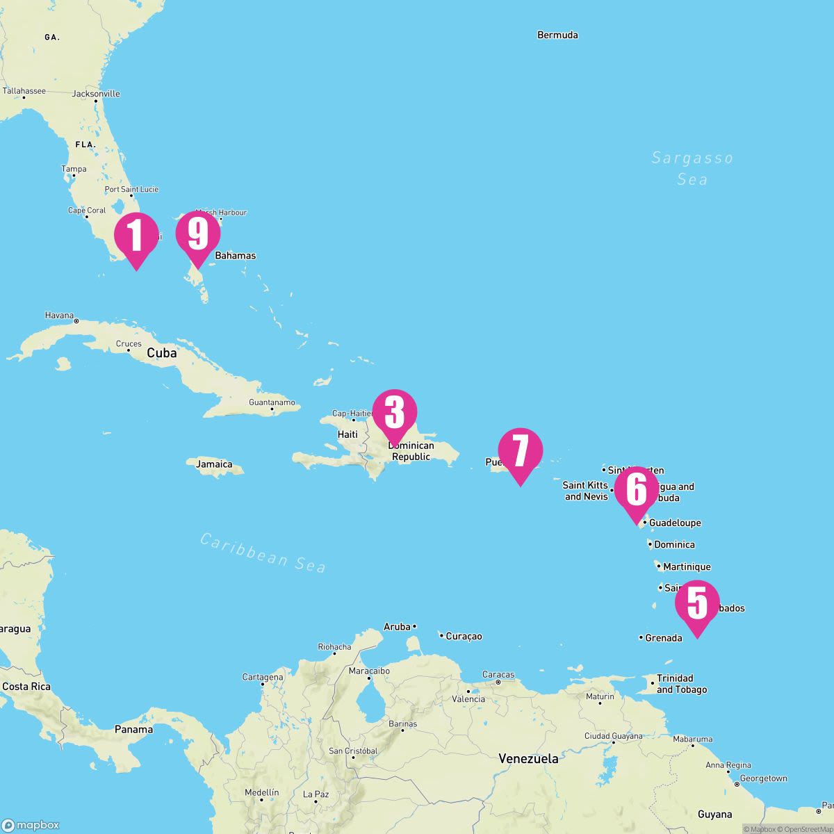 9 Night Caribbean: Barbados & Dominican Republic (Miami Roundtrip)