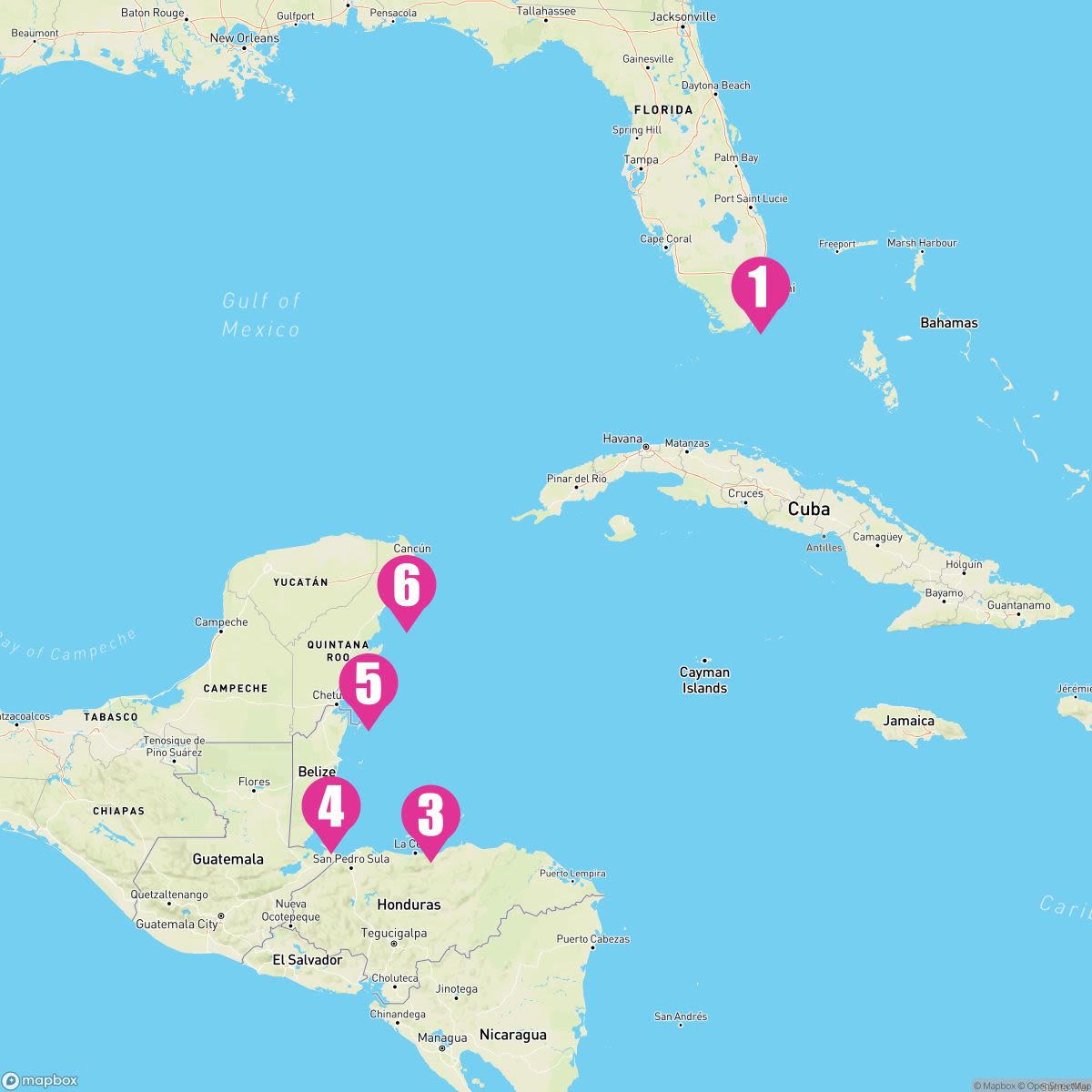 7 Night Caribbean: Harvest Caye Cozumel & Roatan (Miami Roundtrip)