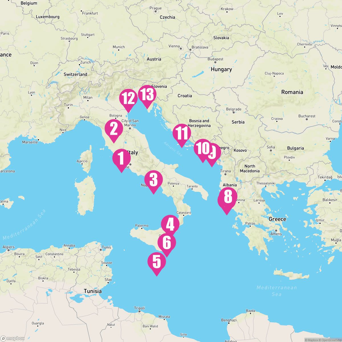 12 Night Mediterranean: Italy Greece & Croatia (Rome To Venice)