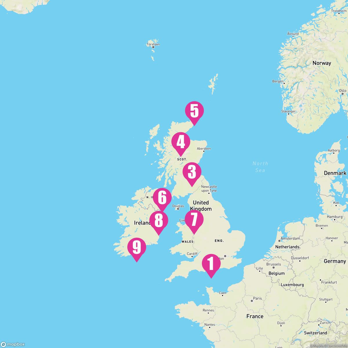 10 Night British Isles: Ireland & Scotland (Southampton Roundtrip)