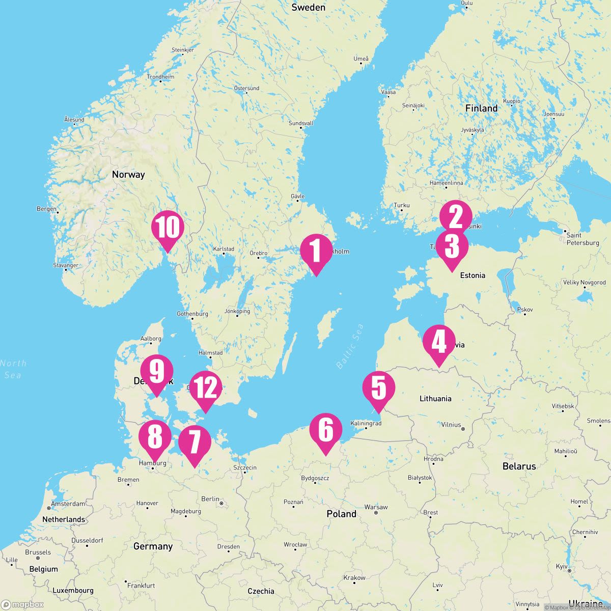 11 Night Baltic: Germany Norway & Poland (Stockholm To Copenhagen)