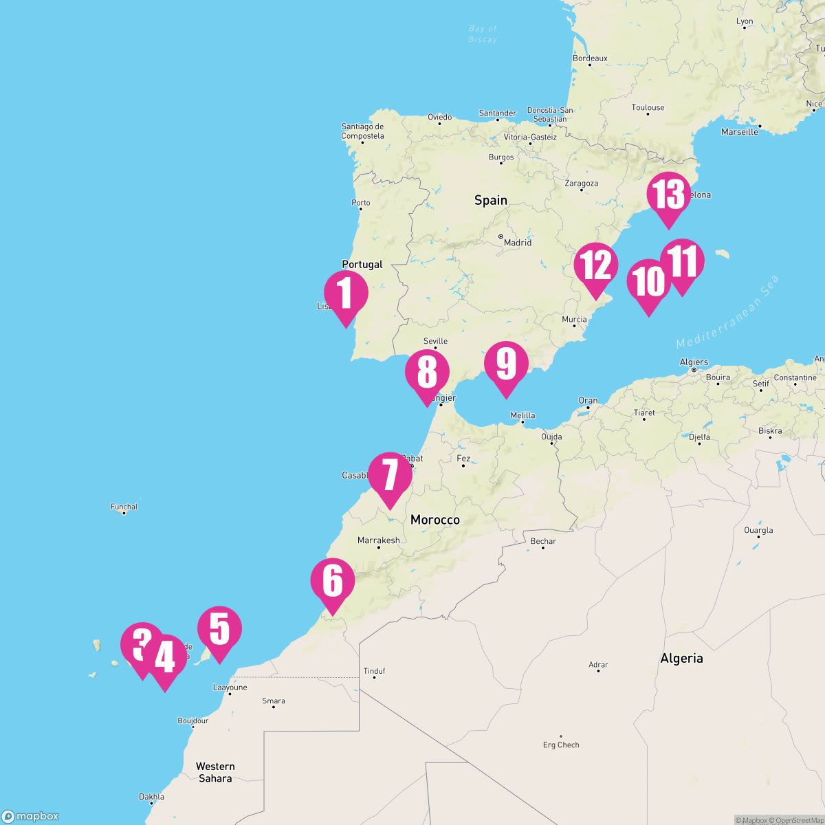 12 Night Mediterranean: Spain & Morocco (Lisbon To Barcelona)