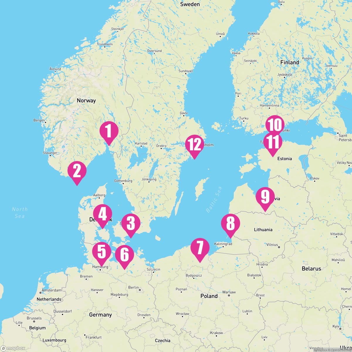 11 Night Europe: Germany Norway & Poland (Oslo To Stockholm)