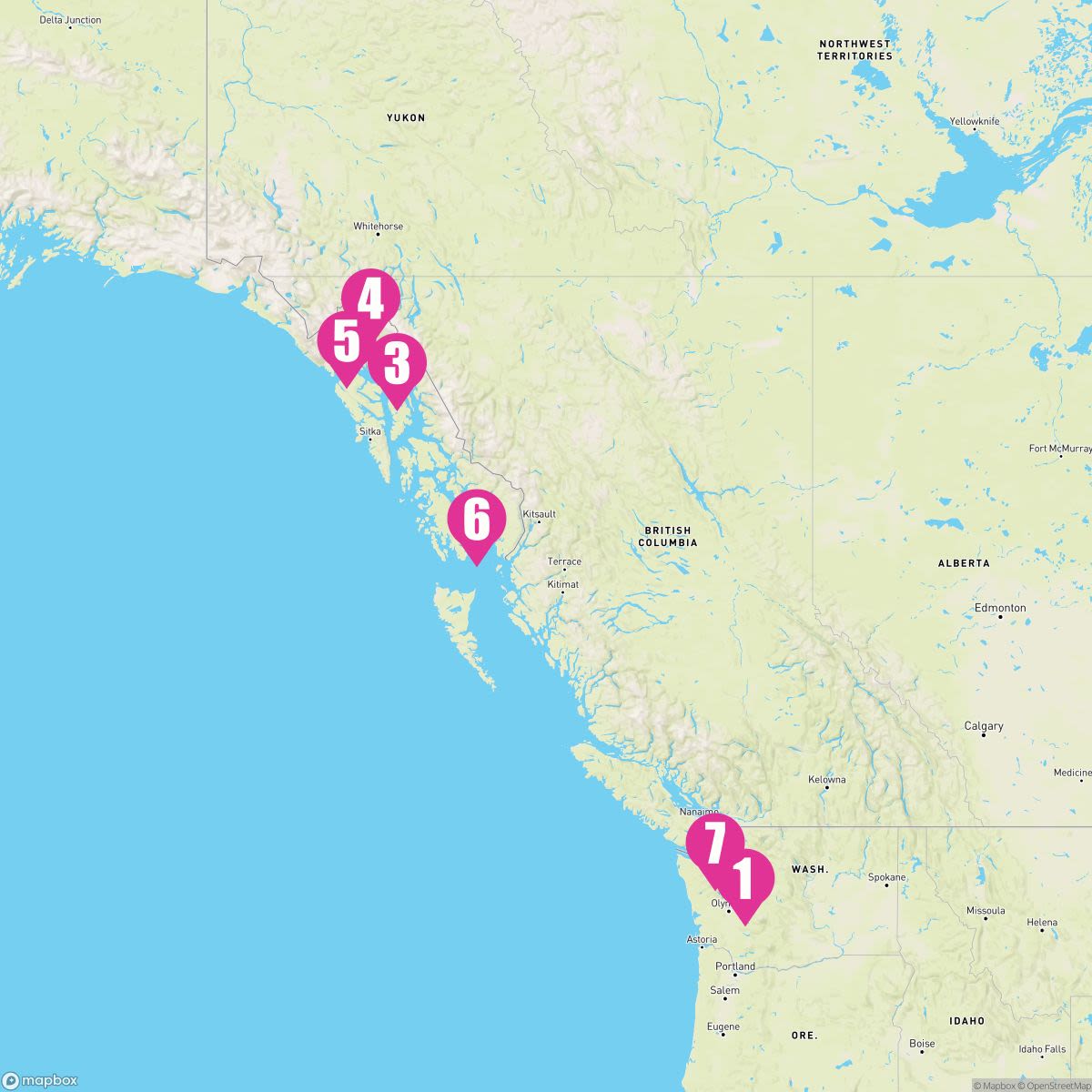 7 Night Alaska: Glacier Bay Skagway & Juneau (Seattle Roundtrip)