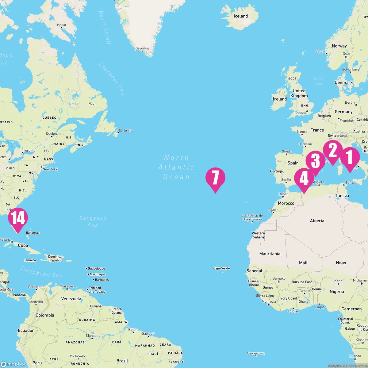 13 Night Transatlantic: France Spain & The Azores (Rome To Port Canaveral)