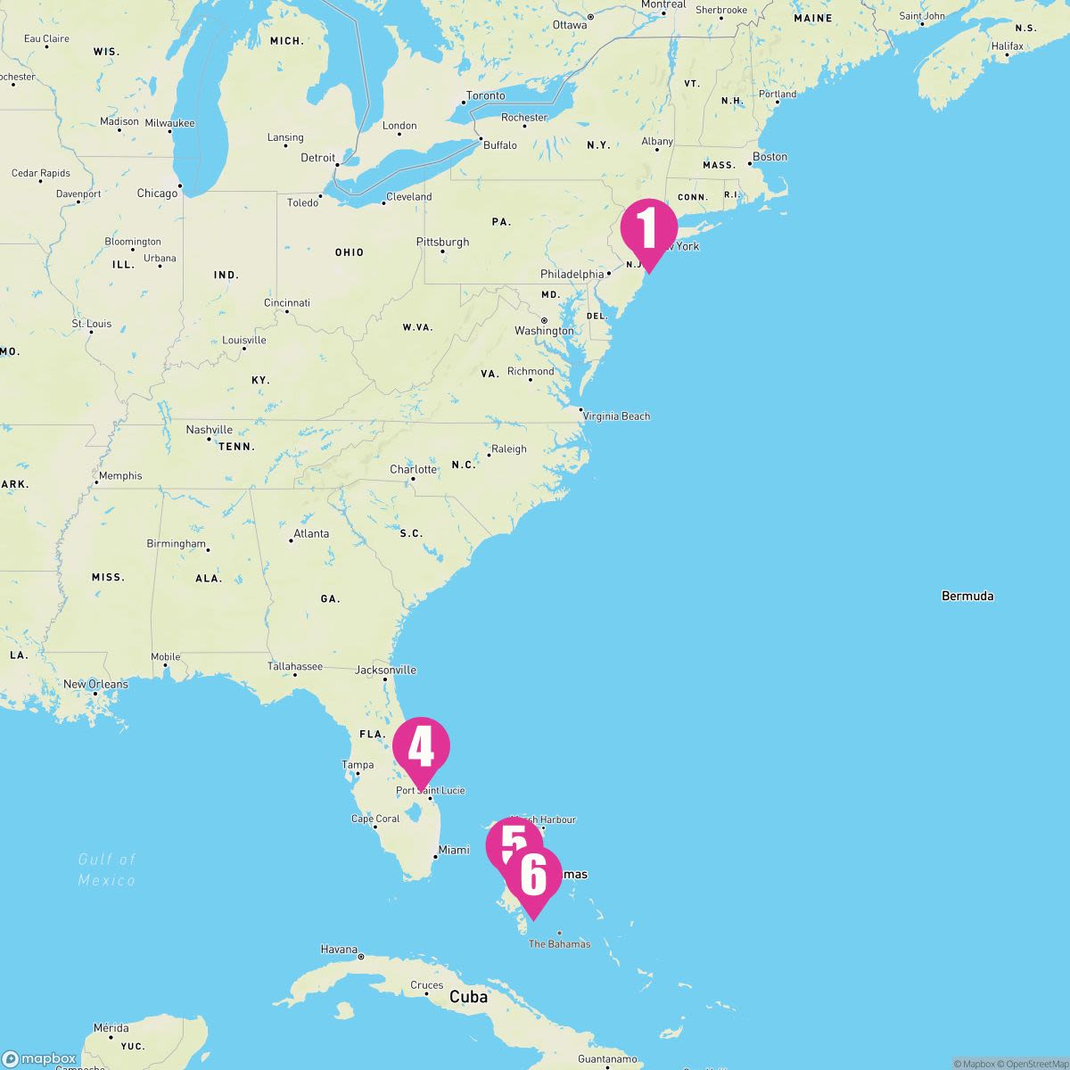8 Night Bahamas: Great Sitrrup Cay Orlando & Nassau (New York Roundtrip)