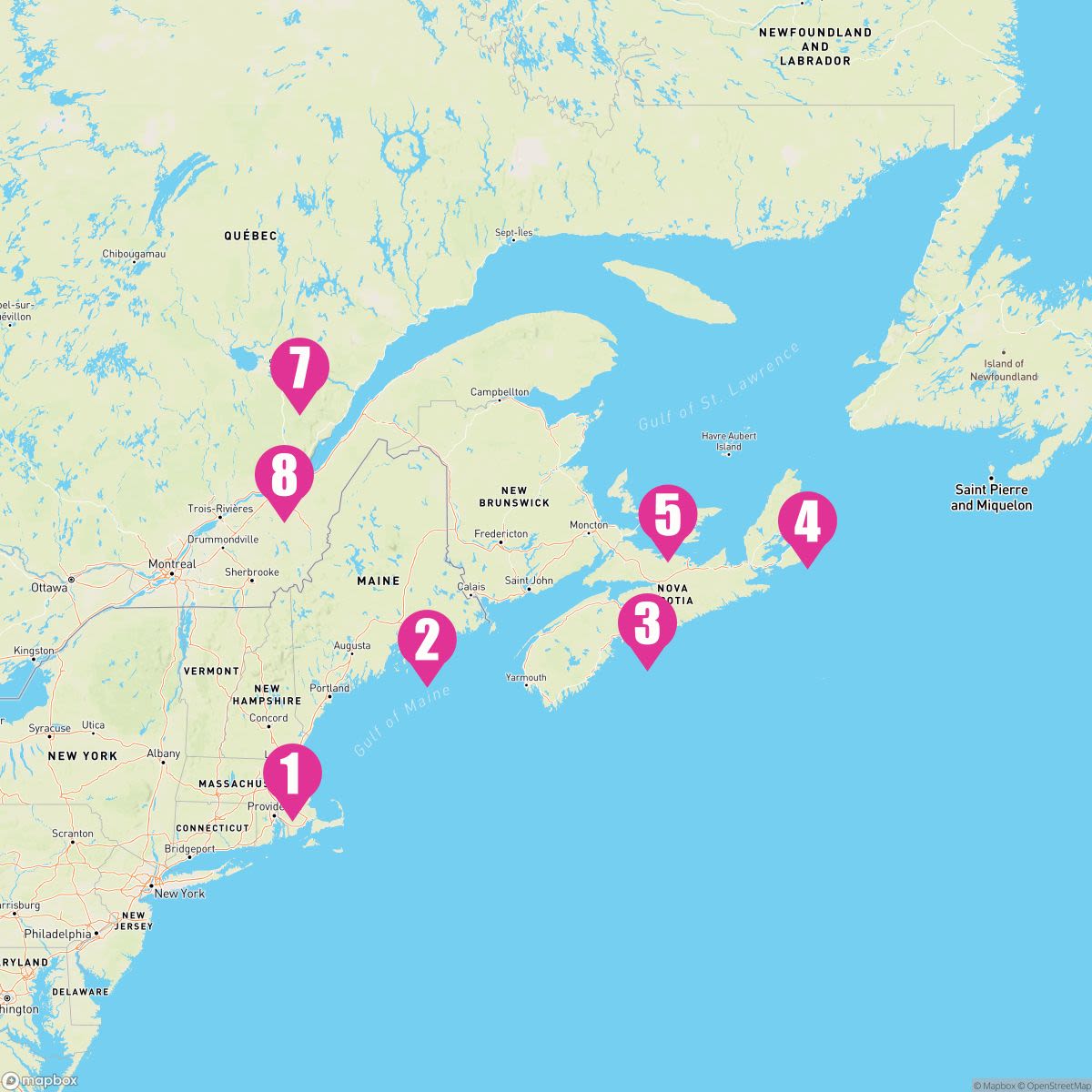 7 Night Canada & New England (Boston To Quebec City)