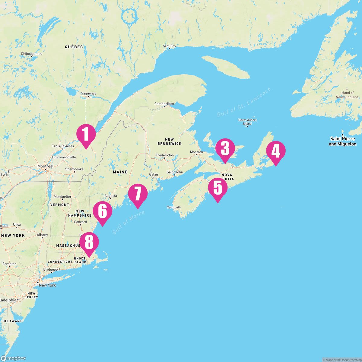 7 Night Canada & New England (Quebec City To Boston)