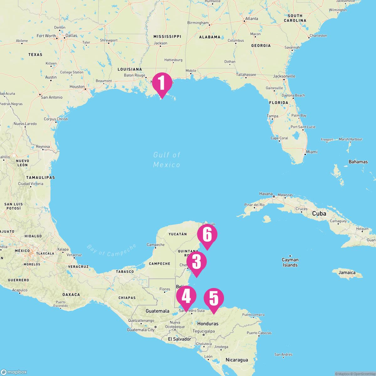 7 Night Caribbean: Harvest Caye Cozumel & Roatan (New Orleans Roundtrip)