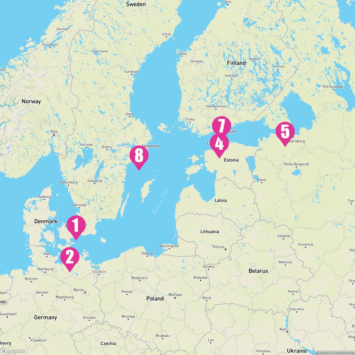 9 Night Scandinavia Russia & Baltic (Copenhagen Roundtrip)
