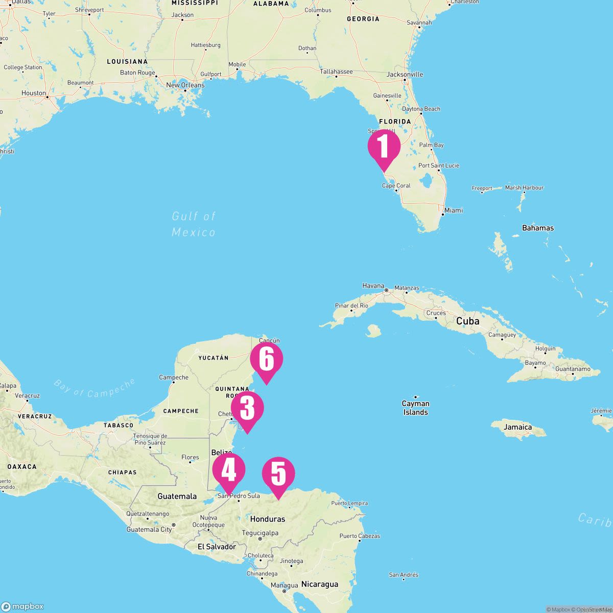 7 Night Caribbean: Harvest Caye Cozumel & Roatan (Tampa Roundtrip)