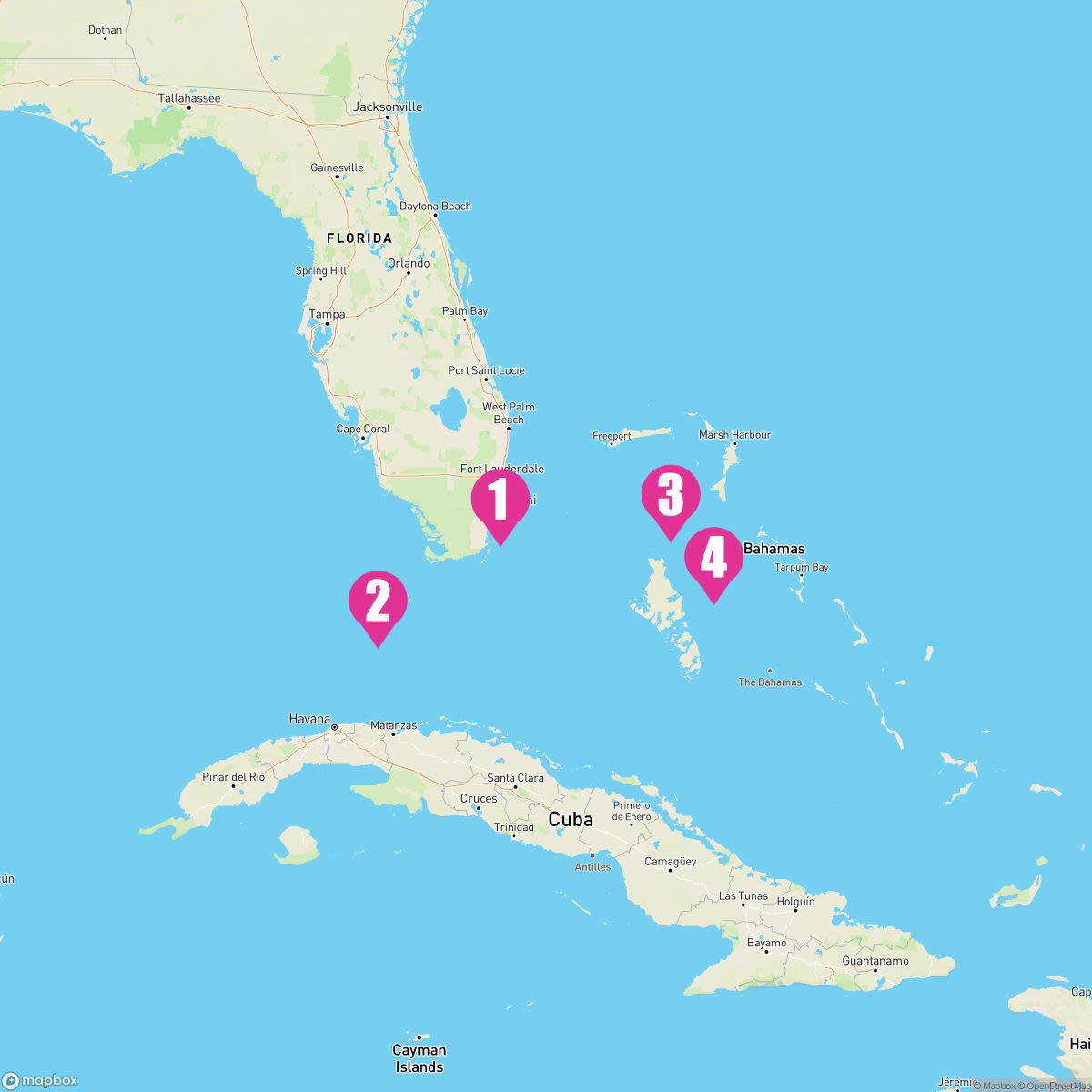 4 Night Bahamas: Great Stirrup Cay Key West & Nassau (Miami Roundtrip)
