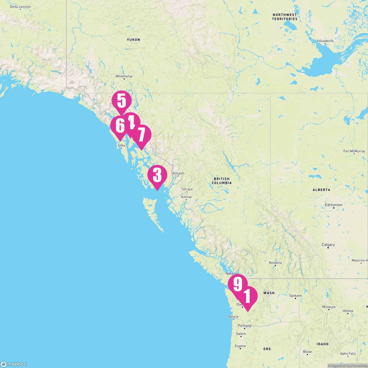 9 Night Alaska: Dawes Glacier Skagway & Juneau (Seattle Roundtrip)