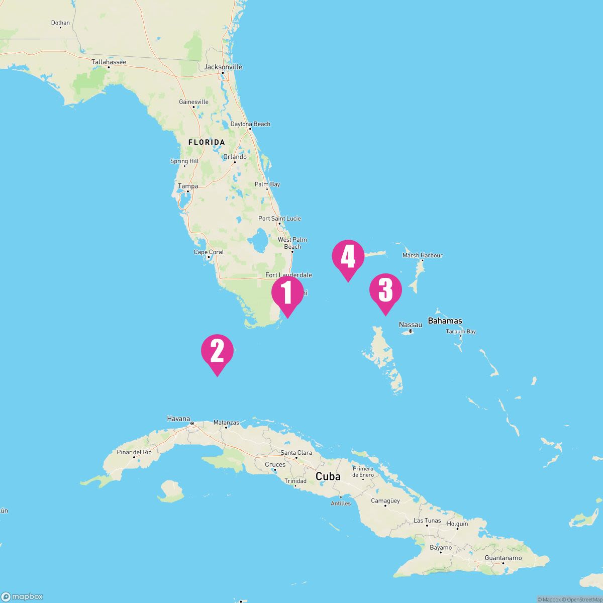 4 Night Bahamas: Great Stirrup Cay & Key West (Miami Roundtrip)