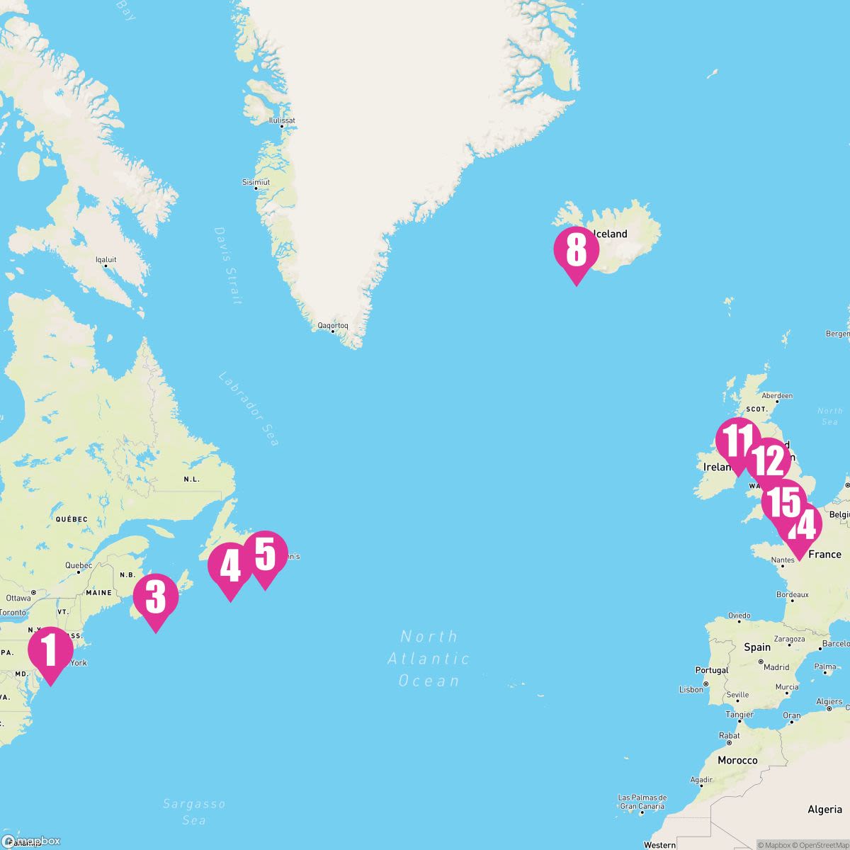 14 Night Transatlantic: France & England (New York To Southampton)